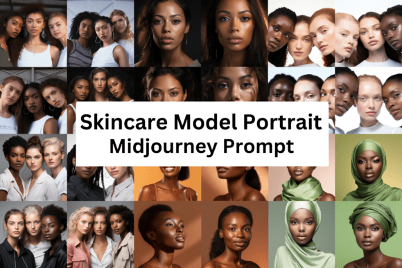 Download Ai Prompt for Skincare Model Portraits - Premium Bundle