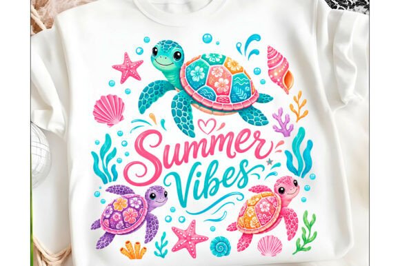 Download Summer Vibes Sea Turtle PNG - Premium Resources