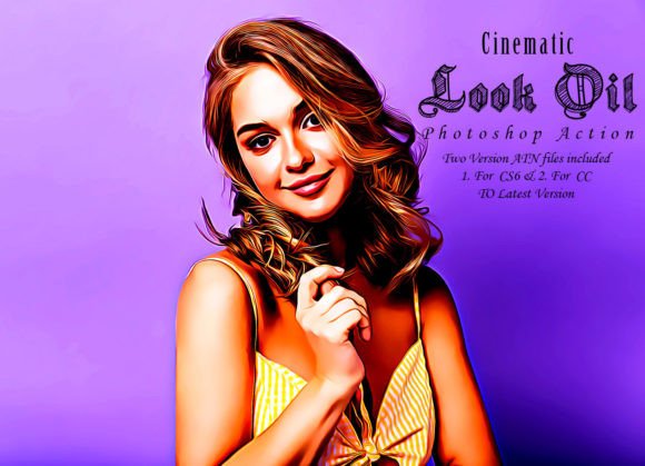 Download Cinematic Look Oil  Photoshop Action - Cinematic Collection